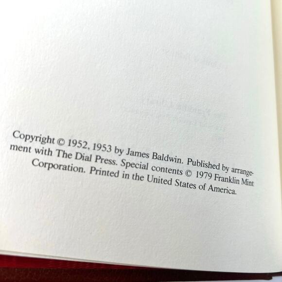 SIGNED Go Tell It On the Mountain by James Baldwin , Franklin Library - Picture 10 of 13